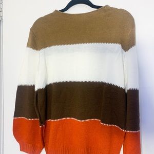 Multi colored sweater